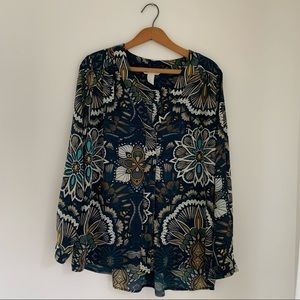 3/$10 floral blouse